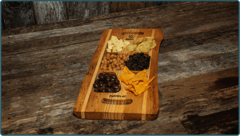 Tabla de madera cocktail en CNC